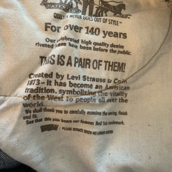 Men Levi's 505 Medium Stonewash Regular Fit Straight Leg 40x32 -4891 Red Tag - Picture 11 of 11